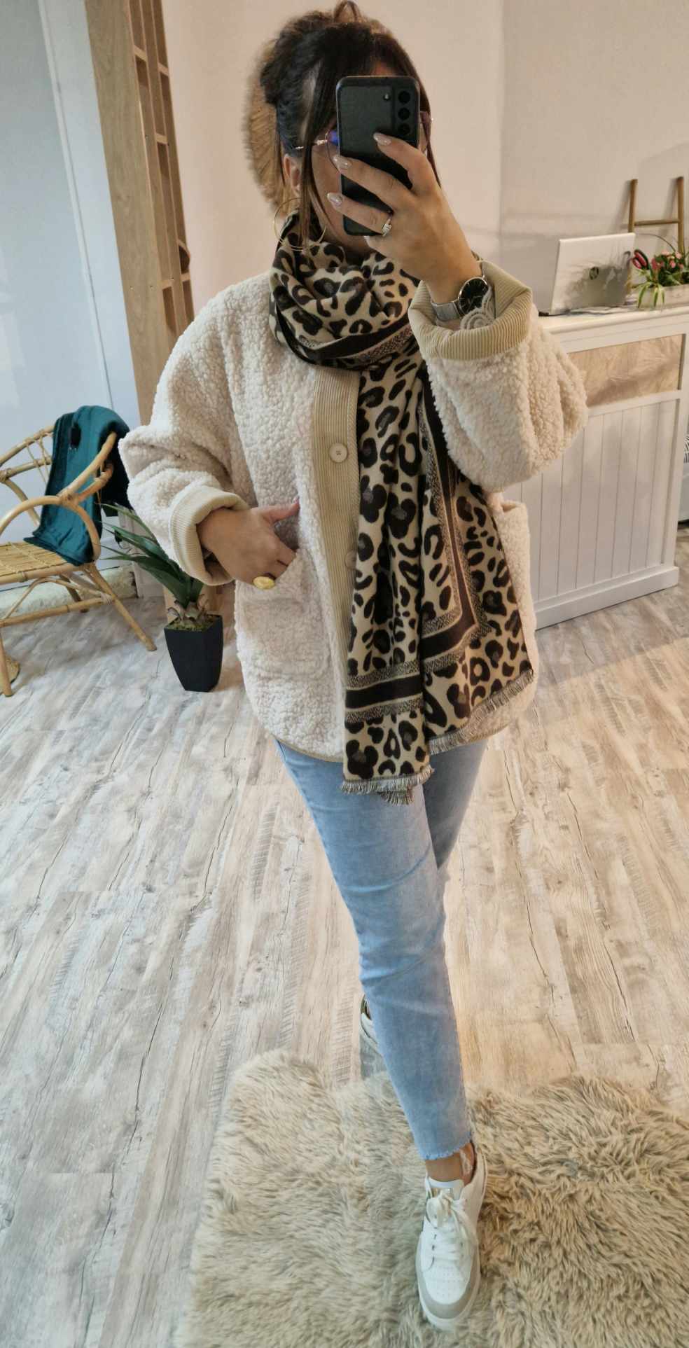 Echarpe leopard