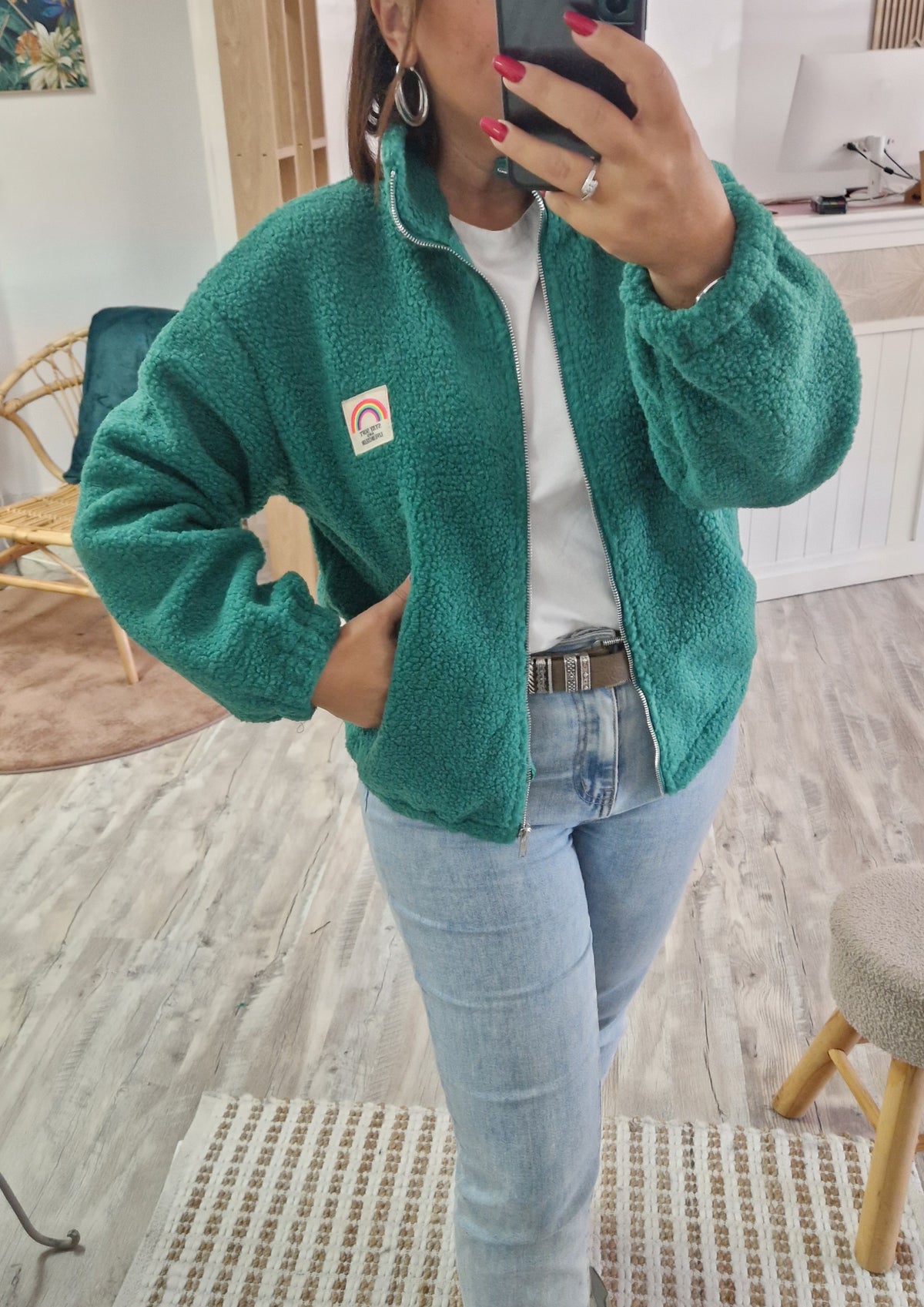 Veste sherpa
