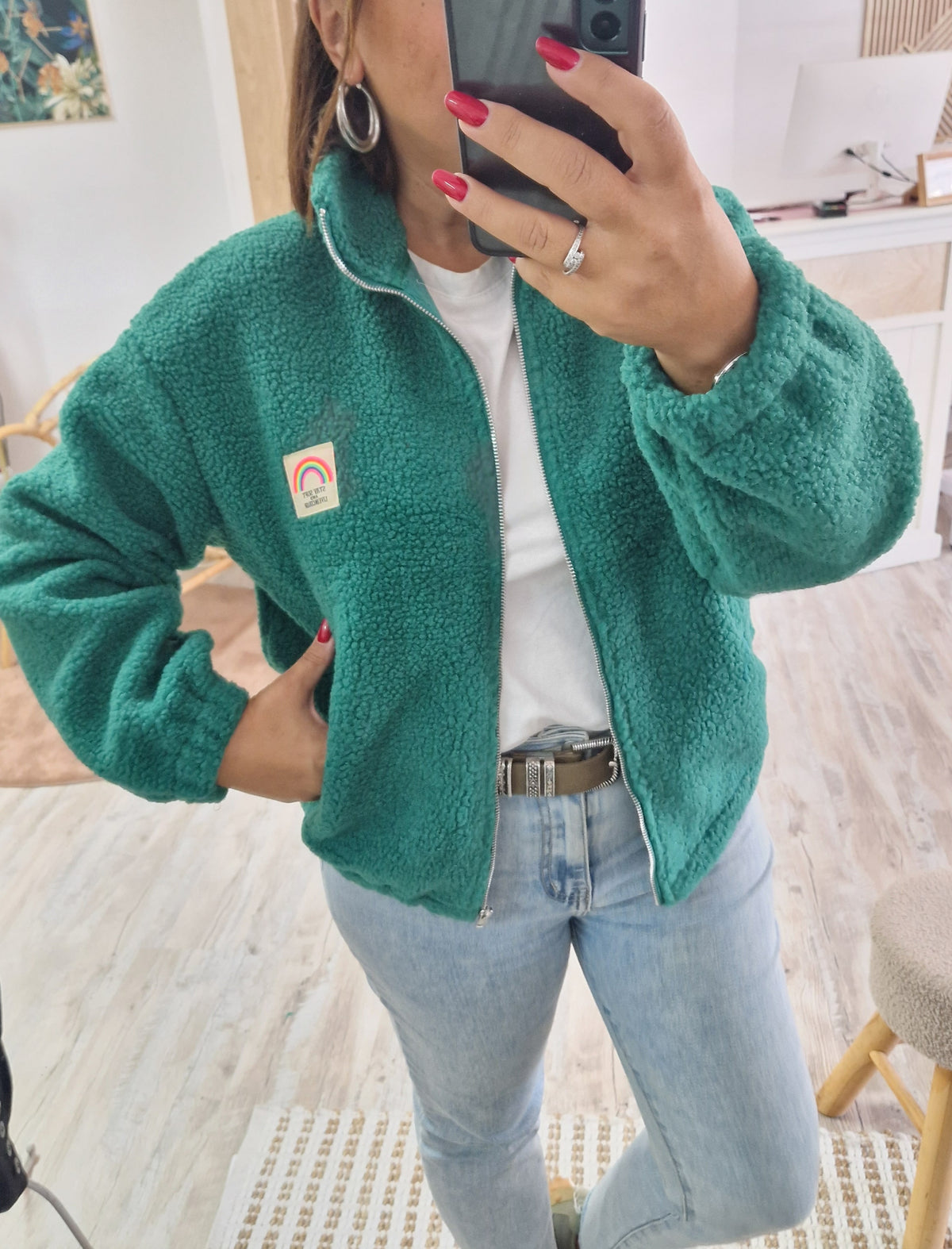 Veste sherpa