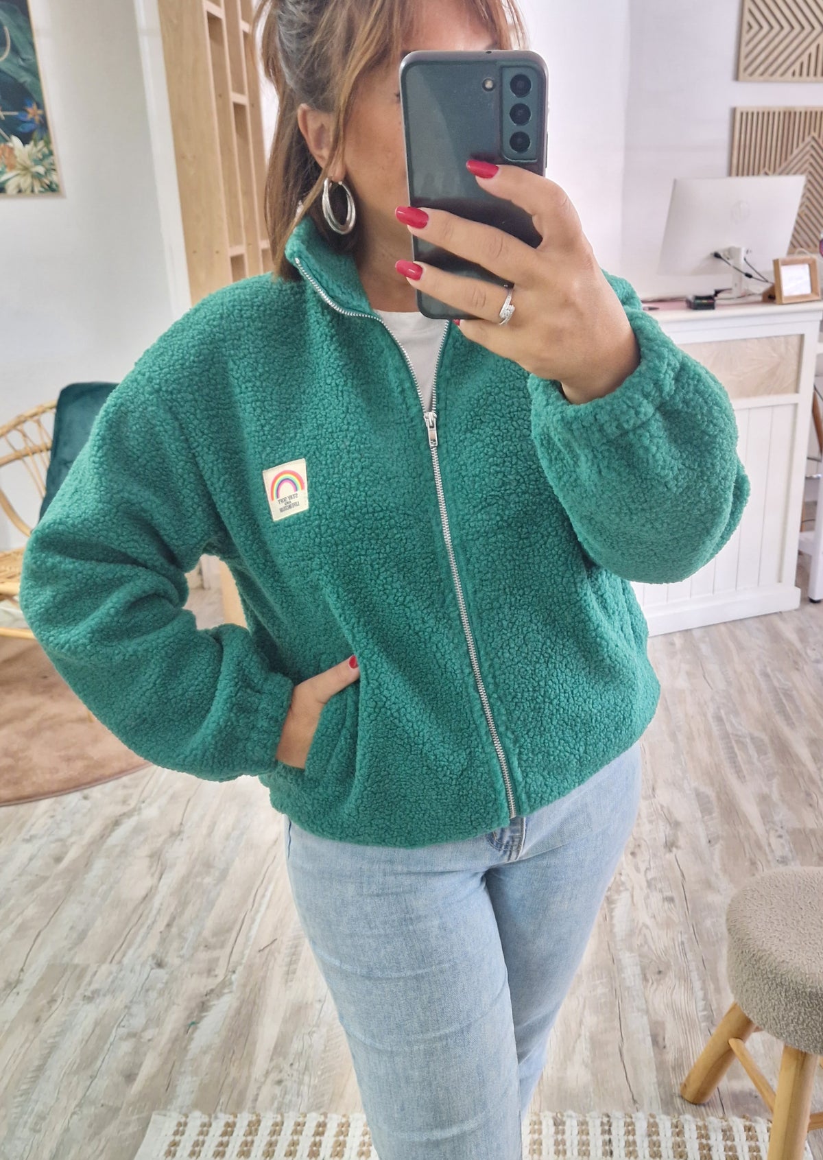 Veste sherpa